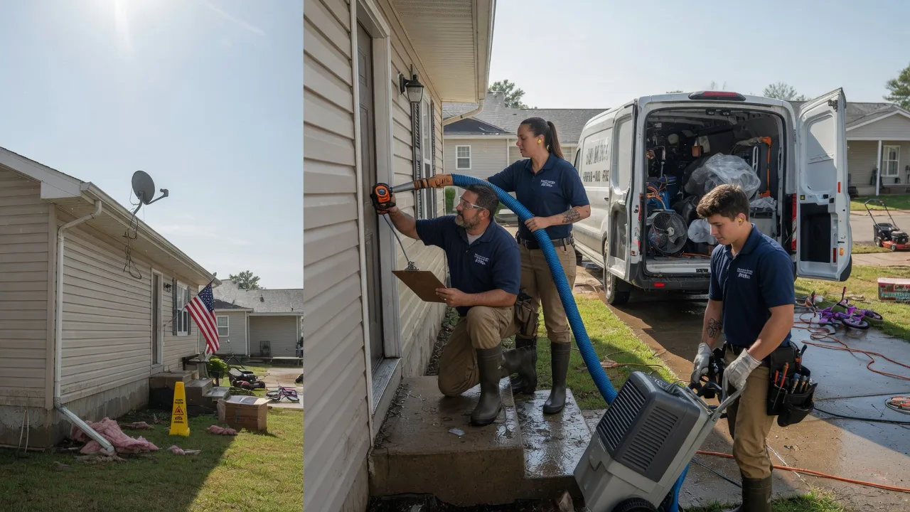 Ceiling Water Damage Restoration in Lizton, IN near me